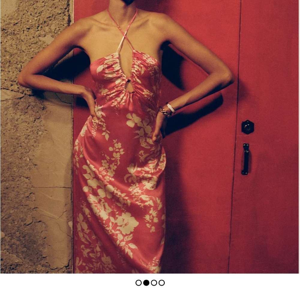 Reformation Antoni silk maxi dress Hothouse